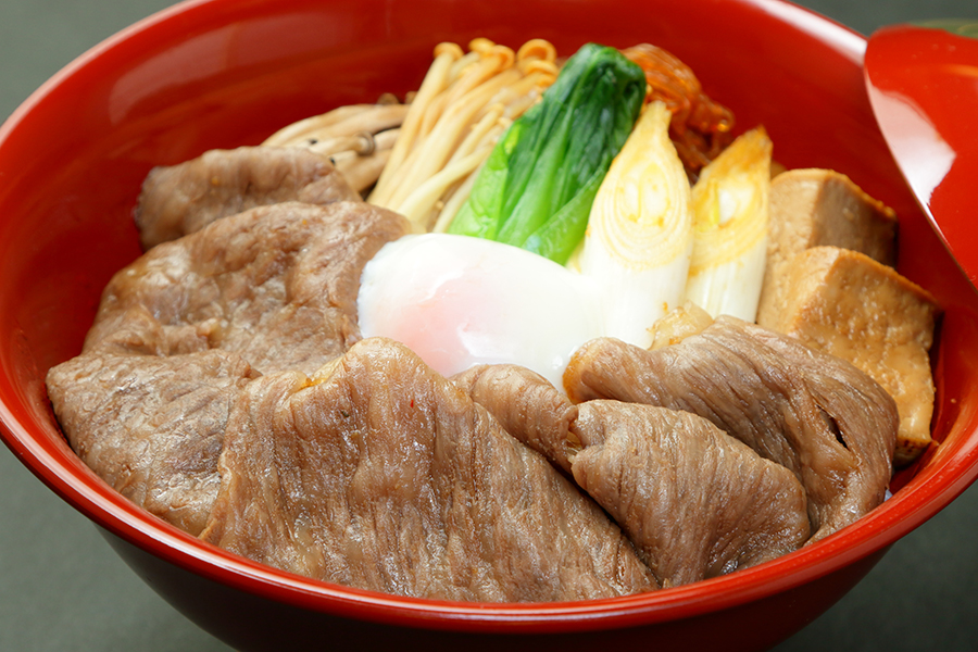 The best sukiyaki bowl of sirloin
